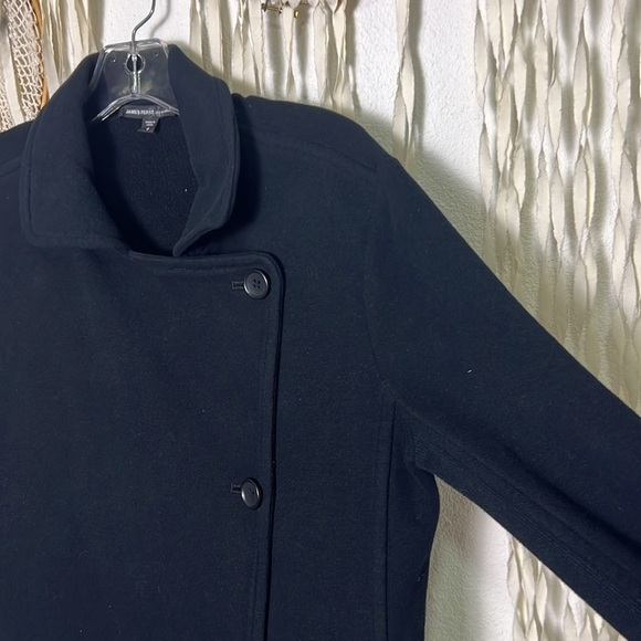 James Perse French Terry Trench Long Sleeve Jacket with Pockets Size 4/XL - Picture 7 of 14